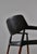 Black Set of Danish Modern Armchairs in Teakwood & Leather attributed to Larsen & Bender Madsen, 1950s For Sale - Image 8 of 18