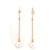 Fine Quality Japanese Akoya Pearl Earrings 14 KT Yellow Gold 9.03 mm Certified $1,390 017524 This is a One of a Kind...