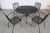 Mid-Century Woodard Outdoor Table and 4 Chairs Offered is a Vintage Woodard Outdoor table and 4 Chairs . A great set for...