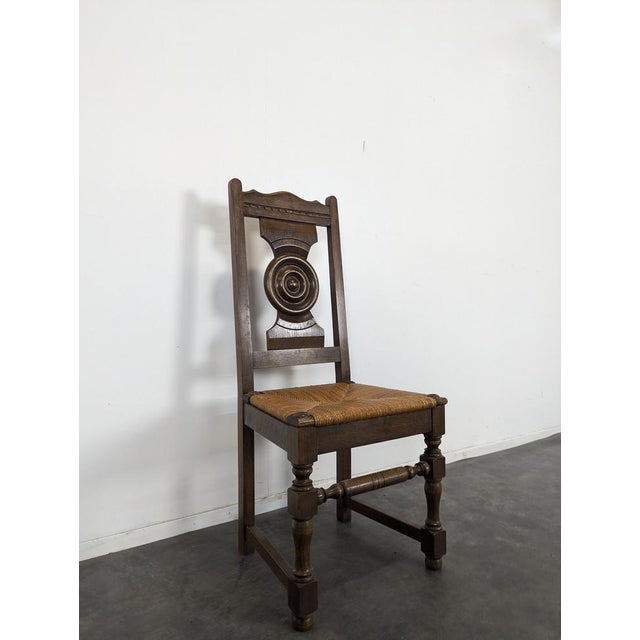 Brutalist Chairs attributed to Dudouyt, Set of 6 For Sale - Image 3 of 7
