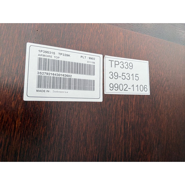 Ethan Allen Lewis Armoire For Sale - Image 9 of 12