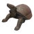Hand-Carved Wooden Tortoise Sculpture / Accent Stool For Sale