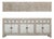 Amalfi Buffet Cabinet - Two Tone - Antique Off White For Sale