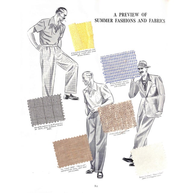 White "Apparel Arts Esquire Vol VII 1937 Advance Spring Coronation Number Edward Viii" For Sale - Image 8 of 12