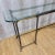 Mid-Century Modern Hollywood Regency LaBarge Style Brass Console Table For Sale - Image 3 of 10