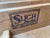 Vintage Sligh Furniture Leather Top Mid Century Modern Campaign Executive Desk For Sale - Image 10 of 17
