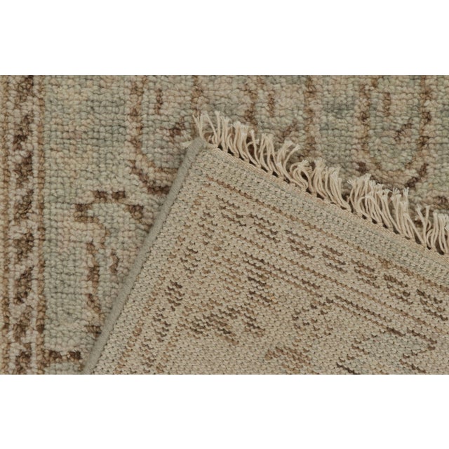 Textile Rug & Kilim’sTribal Style Runner in Blue With Beige-Brown Paisley Patterns For Sale - Image 7 of 7