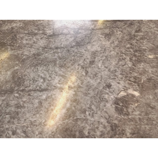 Vintage Grey Marble Coffee Table, 1970s For Sale - Image 16 of 18