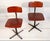 Industrial School Chairs, 1960s, Set of 2 For Sale - Image 4 of 13