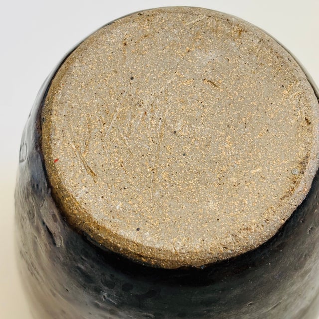 Moody Studio Pottery Vase For Sale - Image 13 of 13