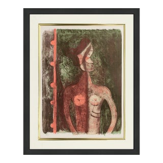 Rufino Tamayo, Torso De Jeune Fille, Hand Signed Lithograph, Pereda 112, Framed, 1969 For Sale