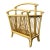 Vintage Bent Rattan Magazine Rack For Sale