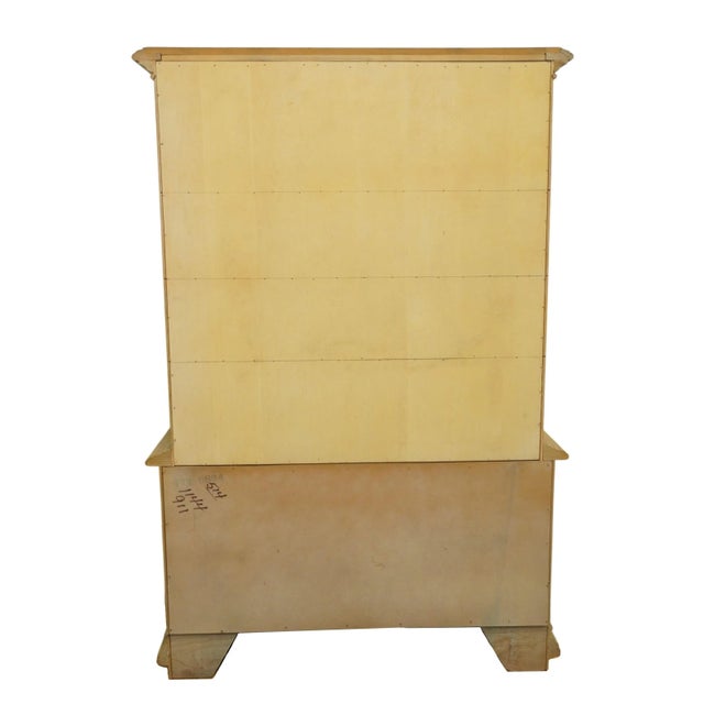 Farcher Furniture Italian Contemporary 42" Pickled Wood Door Chest 472-9864 For Sale - Image 10 of 13