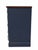 Traditional Vintage Landstrom Furniture Bow-Front Dresser in Navy and Burl Wood For Sale - Image 3 of 5