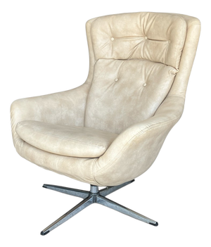 Overman Lounge Chair in Leather, 1960s