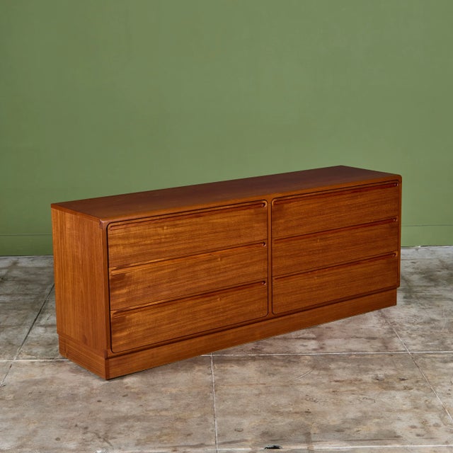 1970s Six Drawer Teak Dresser by Nils Jonsson for Tørring Møbelfabrik For Sale - Image 5 of 17