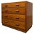 Antique Early 20th Century English Golden Oak Chest of Drawers For Sale - Image 4 of 12