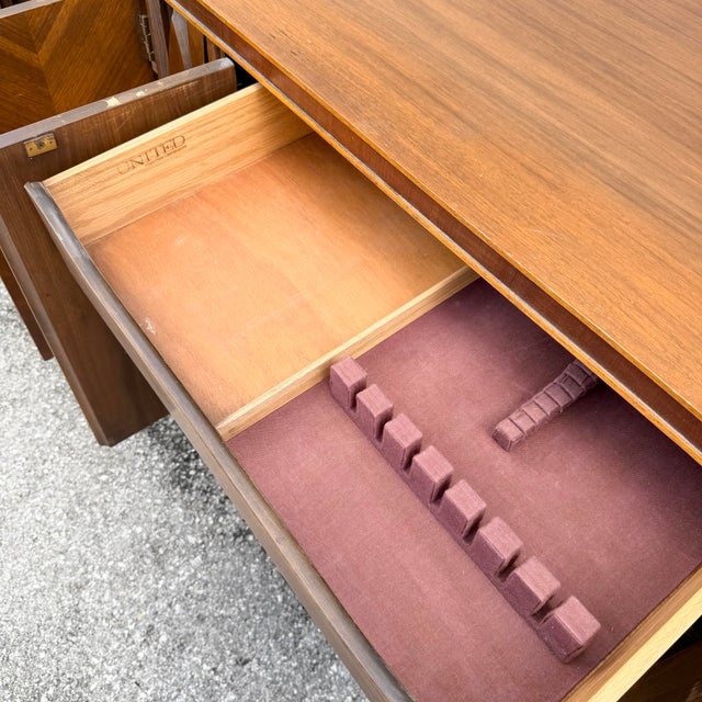 Mid 20th Century Mid Century Brutalist Credenza by United Furniture Corporation For Sale - Image 5 of 10