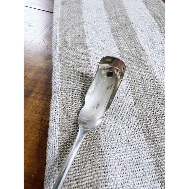 Traditional Antique Silver Plated Horseradish Spoon From the Parker House Hotel Boston For Sale - Image 3 of 6