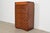 Donald Deskey Style Antique Art Deco Inlaid Walnut Waterfall Highboy Dresser or Chest of Drawers, Circa 1930s For Sale - Image 12 of 12