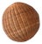 Vintage Wicker Orb Sculpture For Sale