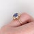 Modern 2.3Ct Snowflake Tanzanite Ring With Earth Mined Diamonds: Solid 14k Gold, 8.5mm, Size 6.75 For Sale - Image 3 of 10