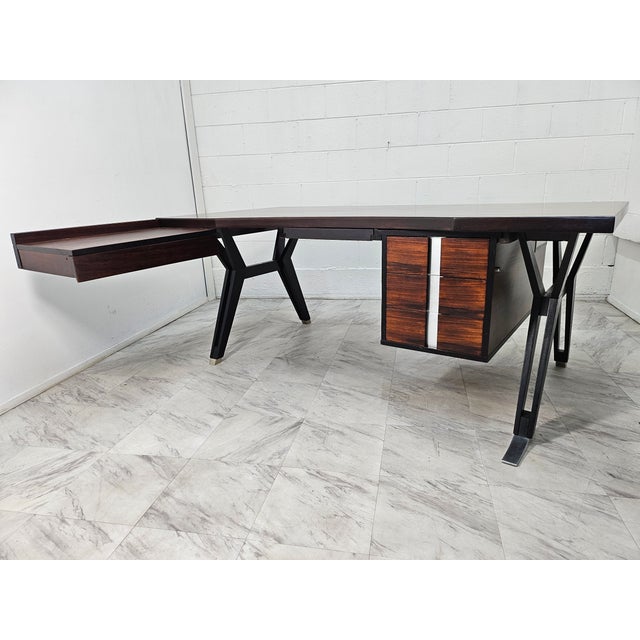 1950s Ico Parisi Design Desk for Mim, Circa 1958 For Sale - Image 5 of 18