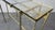 Glass Pair of Bespoke Brass and Cast Glass Console Tables For Sale - Image 7 of 10