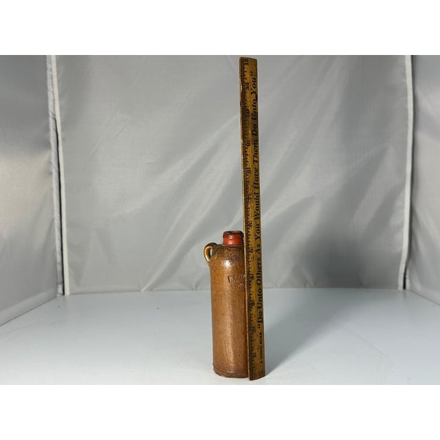 Ceramic Antique Hulstkamp Rotterdam Gin Jug: 19th C. Salt Glazed Stoneware Bottle For Sale - Image 7 of 8