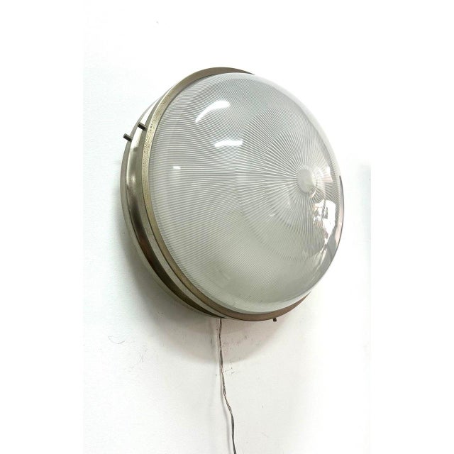 Silver Sigma Wall Lamps by Sergio Mazza for Artemide, 1960s, Set of 2 For Sale - Image 8 of 11