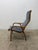Modern Yngve Ekström Lamino Teak Wood Frame Armchair With Sheepskin Fabric for Swedese For Sale - Image 3 of 16