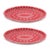 Kenneth Ludwig Chicago Embossed Ceramic Snowflake Platter (Set of 2) For Sale - Image 4 of 4