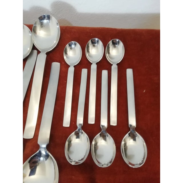 Cutlery Set for 12 by Gio Ponti for Fratelli Calderoni, Italy, 1960s, Set of 54 For Sale - Image 7 of 17