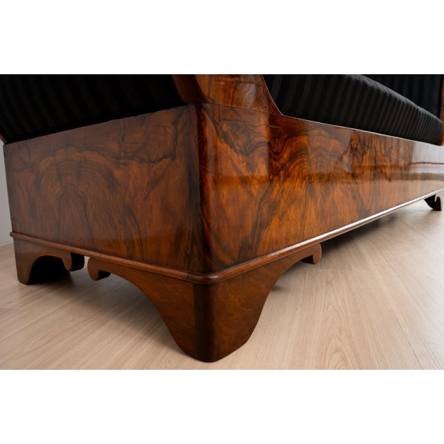 Antique Biedermeier Walnut Sofa, 1850 For Sale - Image 17 of 18