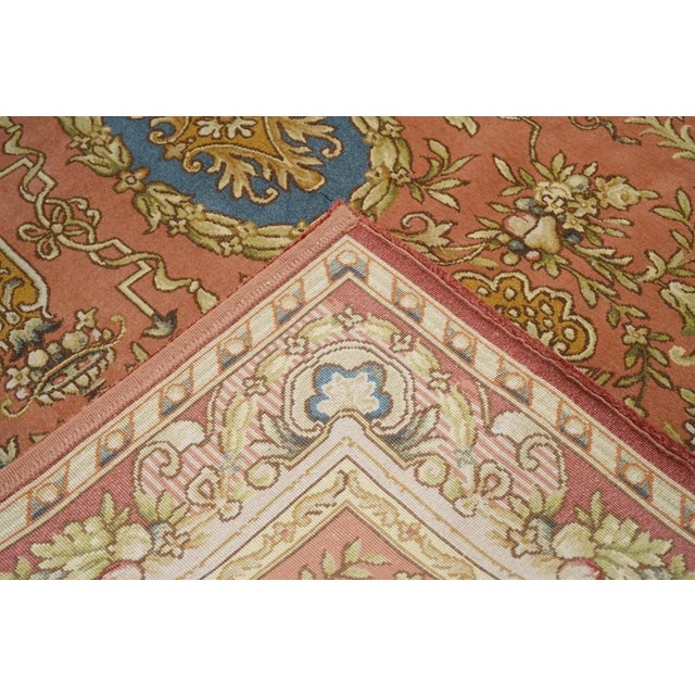 Brown Savonnerie Rug 7'10'' X 10' For Sale - Image 8 of 11