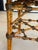 Vintage Coastal Tortoise Bamboo Octagonal Dining Table With Decoupage Floral Top For Sale In Naples, FL - Image 6 of 12