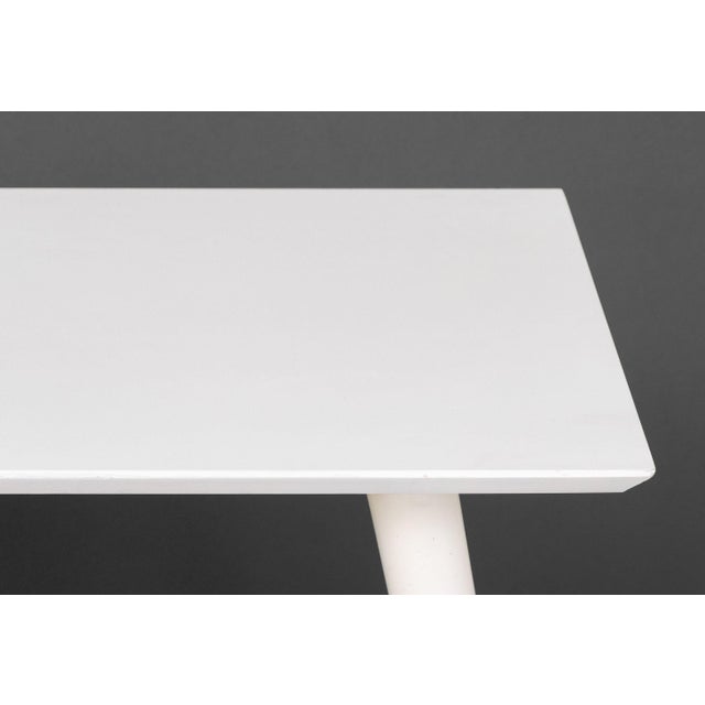 Mid 20th Century Paul McCobb Style White Painted Desk For Sale - Image 5 of 8