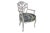 An antique carved wooden arm chair with a Sheraton style seat back in a traditional shield shape. Solid wood frames are...
