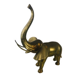 Large Brass Elephant For Sale