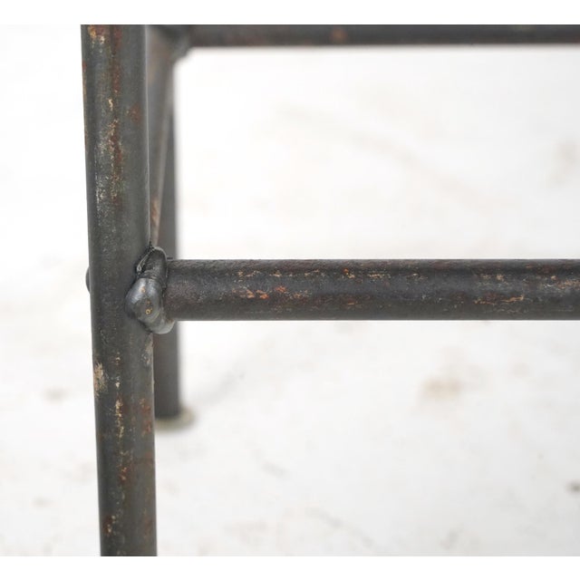 Wichita Water Dept. Water Meter Metal Stool or Side Table Stand For Sale - Image 4 of 9