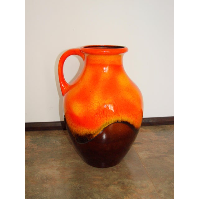 Fat Lava Ceramic Vase, Germany, 1970s For Sale - Image 6 of 9