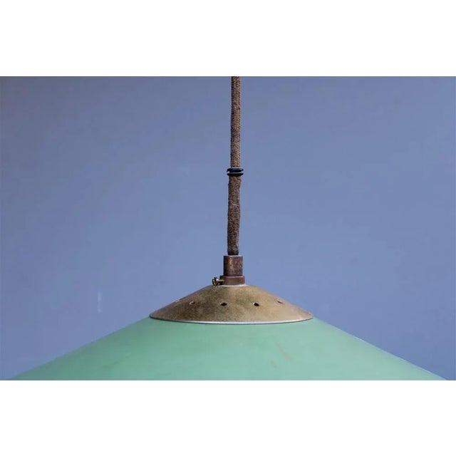 1950s Italian UFO Chandelier in Metal and Acrylic Glass, 1950 For Sale - Image 5 of 11