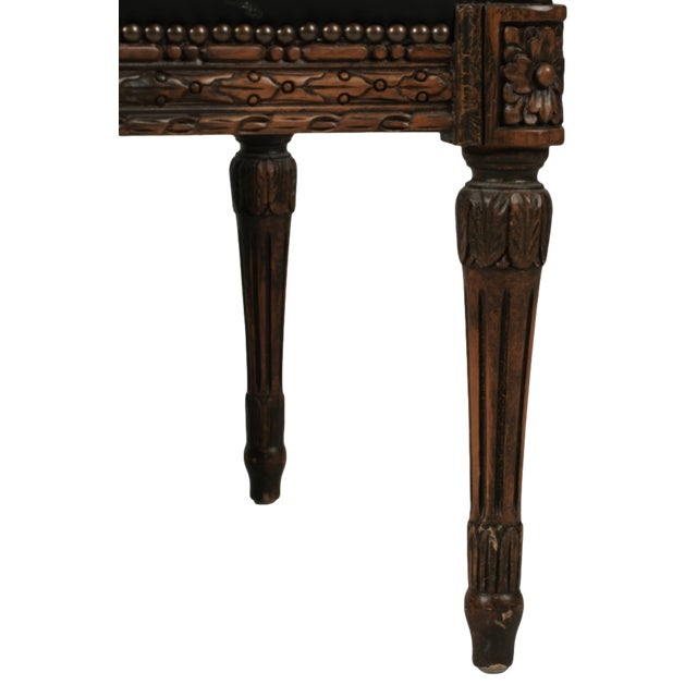 Louis XVI Style Zebra Print Leather Chair For Sale In Los Angeles - Image 6 of 10