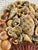 Peach Mid-Century Mermaid Grotto Sailors Valentine Sea Shell Encrusted Vanity Hand Mirror For Sale - Image 8 of 12