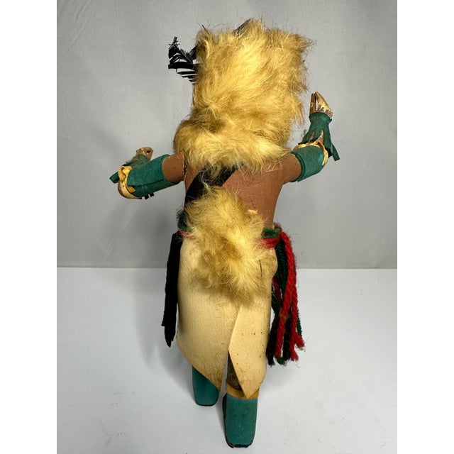 Vintage Hopi Kachina Doll: Hand Carved Folk Art, Arizona For Sale - Image 6 of 10