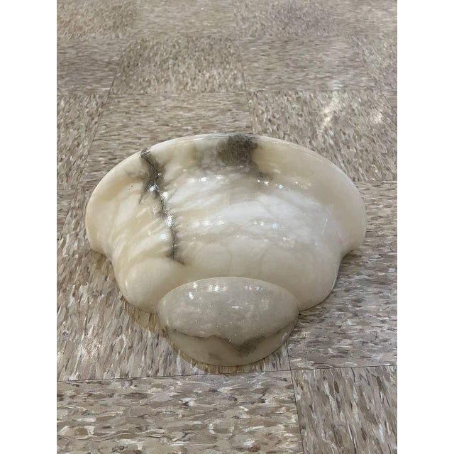 1950 Alabaster Shell Shape Sconces - a Pair For Sale In New York - Image 6 of 8