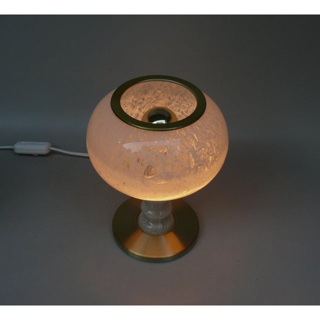 Vintage Table Lamps with Glass Lampshades from Doria Leuchten, 1960s, Set of 2 For Sale - Image 12 of 18