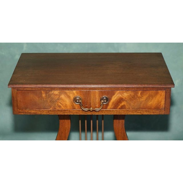 Regency Style Hardwood Kyre Form Side Tables, Set of 2 For Sale - Image 4 of 18