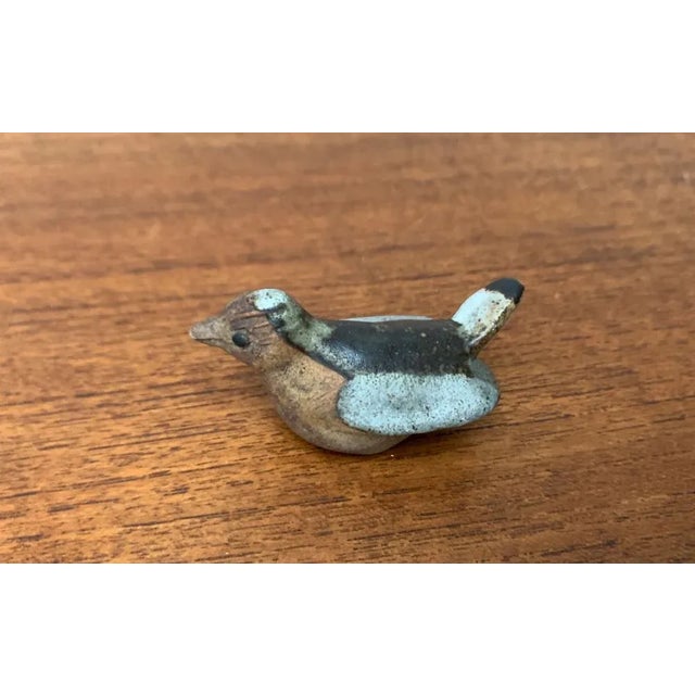 Vintage Ceramic Bird Figurine from Treman Pottery, UK, 1970s For Sale - Image 6 of 10