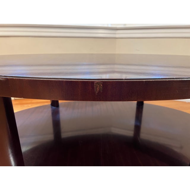 Baker Furniture Oval Coffee Table by Barbara Barry For Sale - Image 9 of 12